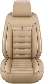 Car Seat Covers Leather Car Seat Cover Fit for Lincoln MKS MKZ MKC MKX MKT car Accessories Car-Styling 5 Seats Car Seat Cushion(Moon Blue)