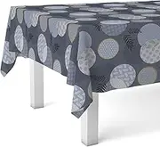 Oilcloth Tablecloth 180 x 140 cm Lentils Blue