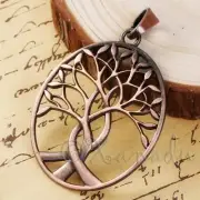 Tree Of Life 80mm Antiqued Copper Necklace Pendant C5774 - 1, 2 Or 5PCs