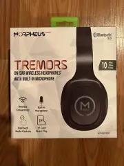 Morpheus 360 - TREMORS Wireless On-the-Ear Headphones, Wireless Headset with Mic