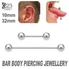 Hypoallergenic Body Piercing Jewelry Ear Bone Studs Tongue Barbell Piercings AU