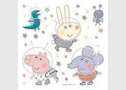 Peppa Pig Room Wall Sticker for Children's Room by AG Design | 30 x 30 cm | ADKS 3836-603