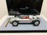 Tecnomodel 1/18 Resin Model Car Porsche 718 F2 1960 Solitude GP #6 Silver New