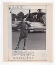 vintage 1980s magazine print ad AUTUMN SNAP women's fashion beautiful lady