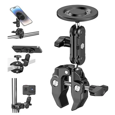 Magnetic Phone Holder for Magsafe Magnet Phone Mount with Super Clamp