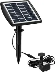 Lrocaoai Solar Power Fountain Pump for Garden Backyard Pool Bird Bath Solar Powered Water Fountain Pump