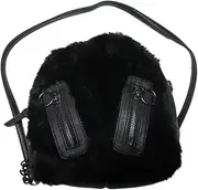[Steve Madden] Madden Girl Zipper Crossbody Black