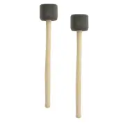 2pcs Drum Sticks Kick Pedal Beater Drum Percussion Mallet Snare Drum Beater