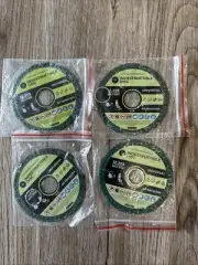 4 Pk Indestructible Disc Angle Grinders Universal 4" All Material (Green/Blue)