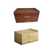 Tea Storage Container Double Tier Coffee Pod Holder for Living Room Counter
