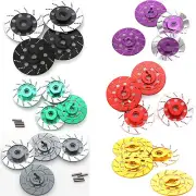 4pcs 1/10 RC Car Metal Simulation Brake Disc 12mm Combiner for Tamiya Sakura D4