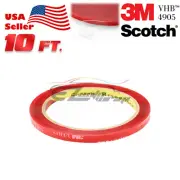 Genuine 3M VHB #4905 Clear Double-Sided Tape Mounting Automotive 6mm x 10FT