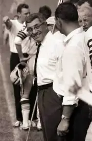 Green Bay Packers coach Vince Lombardi during game vs Pittsburgh S- Old Photo 1