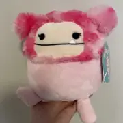NWT Kellytoy Original Squishmallow 7” Caparinne Pink Bigfoot Yeti Aldi Exclusive