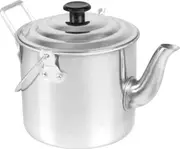 Wildtrak 1800ml Aluminium Billy Teapot Camping Water Boiler Container Silver