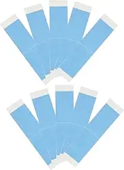 WEKADRIN 10pcs Wig Patch 2 Sided Tape Wig Tape Double Sided Adhesive Tape Double Side Tape Transparent Stickers Waterproof Stickers Clear Double Sided Tape Waterproof Tape Pu Sky-Blue