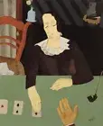 The Card Teller : Hubert Malfait : 1927 : Archival Quality Art Print
