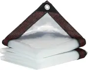 Clear Tarps Heavy Duty Waterproof Transparent Tarpaulin with Grommets Greenhouse