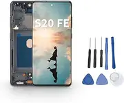 for Galaxy S20 FE Screen Replacement Set,Display Touch Screen Digitizer Assembly with Frame, Solve Phone Problems for Abnormal Screen Response, Display Issues