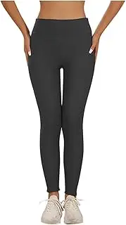 [Oplxuo] Women Fleece Lined Leggings Warm Thermal Legging Winter Pants Cold Weather Thick Velvet Tights Comfy Sherpa Snow Pants