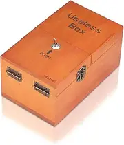 (General Edition) - HRLORKC Useless Box with Surprises Wooden Useless Box Fully Assembled Toy for Adults and Children (General Edition)