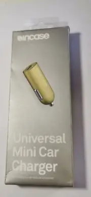 Incase Mini Car Charger with Apple MFi Integrated Lightning Connector GOLDEN COL