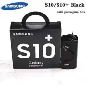 Samsung S10 Headset AKG GH59-14983A 3.5mm EO-IG955 Black with Gel - New OEM