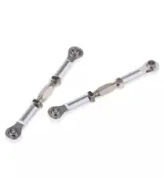 Hsp 106017 Silver Aluminium Steering Linkage Upgrade 06048 Rc 1/10 Buggy Truck