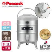 在飛比找環球Online優惠-【日本孔雀Peacock】高質感不鏽鋼保溫桶保冷桶 茶桶 商