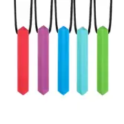 Baby Teether Sensory Chew Necklace Silicone Teething Baby Care Pacifier Pendant