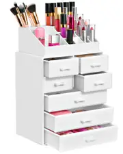 Sorbus Medium 7 Drawer Makeup Organizer Case