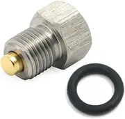 Motorcycle Parts Stainless Steel Magnetic Drain Plug w/re-usable O-Ring HP-01 Replacement 60328-98B 60328-98A for Buell