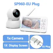 Baby Monitor Wireless 5'' Screen Security Protection Video Surveillance Mother K