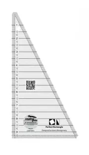 (US SELLER) Creative Grids Perfect Rectangle Ruler 9-1/2in Quilt Ruler CGRTMT3