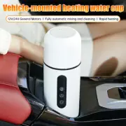 Electric Car Heating Cup Travel Coffee Mug Temperature Touch Control LCD Display