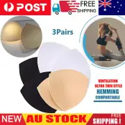 3Pairs Sports Bra Pads Removable Bikini Inserts Push-Up Padding Women Breast Pad