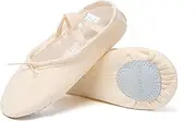 [Danzcue] Ballet Slipper Women's Canvas Split Sole Ballet Shoes