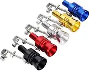 Exhaust Tailpipe Turbo Sound Exhaust Muffler Pipe Whistle Car Oversized Roar Maker Universal Muffler Tip (Size : Silver-L)