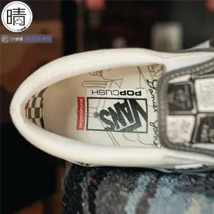 VANS X DANIEL JOHNSTON聯名SLIP-ON PRO男女休閑鞋VN0A5FCAAO7