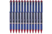 Pentel BLN25 Energel Rollerball Liquid Gel Ink Pen 0.5mm Needle Point Red Box 12