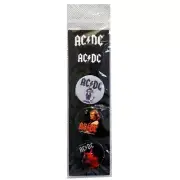 AC/DC Button Badge Set #4 Official Back In Black Angus Donnington Metal Badges