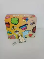 NWT Crocs Official Jibbitz Yellow Lab Dog Shoe Charm INCLUDES BOX