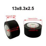 5pcs Pinch Rollers For Sharp Sanyo Recorder Cassette Tape Deck 13*8.3*6.5*2mm