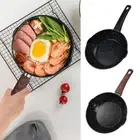 Deep Bottom Frying Pan Hand-forged Iron Pot Saucepan Kitchen Supplies