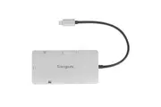 Targus USB-C Dual HDMI 4K Docking Station with 100W Power Delivery Pass-Thru 2xHDMI 2xUSB 3.2 1xSD 1xMicroSD 1xGigabit LAN