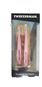 Tweezerman 4048-RSGR Petite Tweezer Set Rose Gold Stainless Steel with Pouch