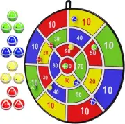 BooTaa 29" Large Dart Board for Kids, Kids with Sticky 100 Scores