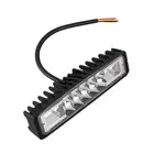 48W Strobe Flash Work Light Led Light Bar Red White For Offroad Atv 6818