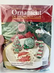 Herrschners Ornament of the Month Kit Holiday Treats Makes 5 Ornaments Candy -mm