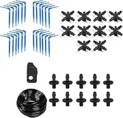 Drip Irrigation Kit - Automatic Adjustable Drip Irrigation,Lawn Watering Equipment for Indoor Greenhouse Yard Balcony Patio Farm Farmland